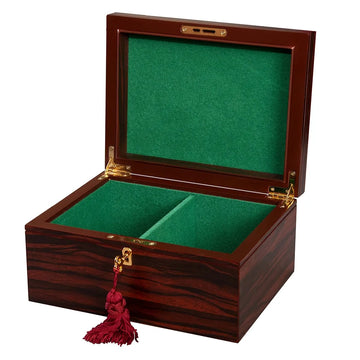 Premium Chess Box - Macassar Ebony