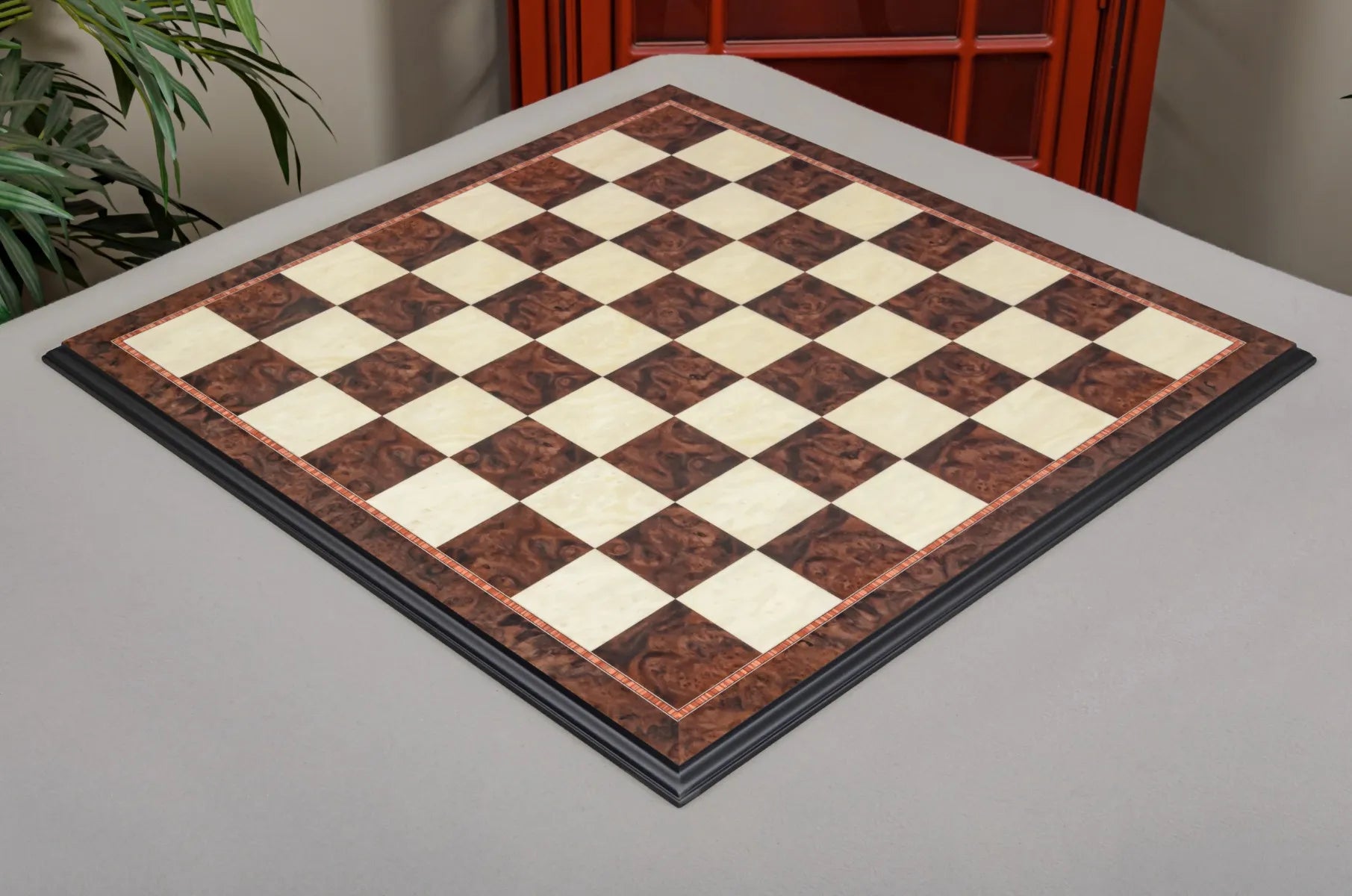 Walnut Burl & Maple Superior Traditional Chess Board - 2.5" Squares ...