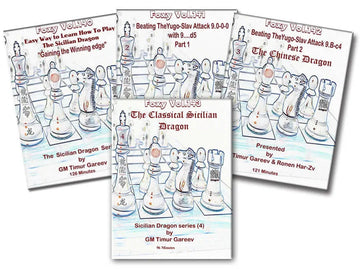 FOXY OPENINGS - The Sicilian Dragon Series Complete Set - Volumes 1-4