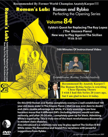 ROMAN'S LAB - VOLUME 84 - Rybka's Quest for Replacing the Ruy Lopez