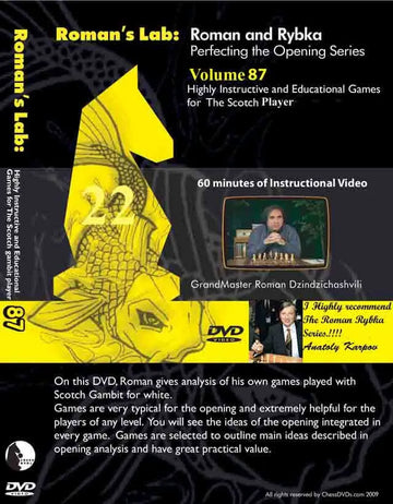 ROMAN'S LAB - VOLUME 87 - Highly Instructive and Educational Games for the Scotch Player