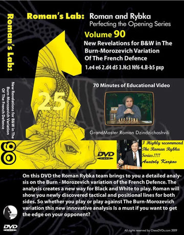 ROMAN'S LAB - VOLUME 90 - New Revelations for B&W in The Burn-Morozevich Variation Of The French Defence