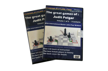 The Great Games of Judit Polgar - 2 DVD's - Chess Lecture - Volume 31