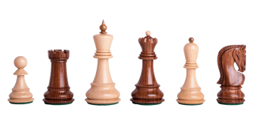 The Zagreb '59 Series Gilded Chess Pieces - 3.875" King