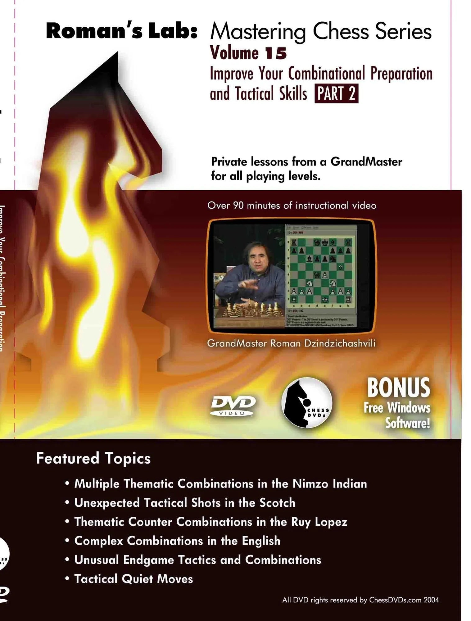 E-DVD ROMAN'S LAB - VOL 15 - Improve your Skills - PART 2 – Wholesale Chess