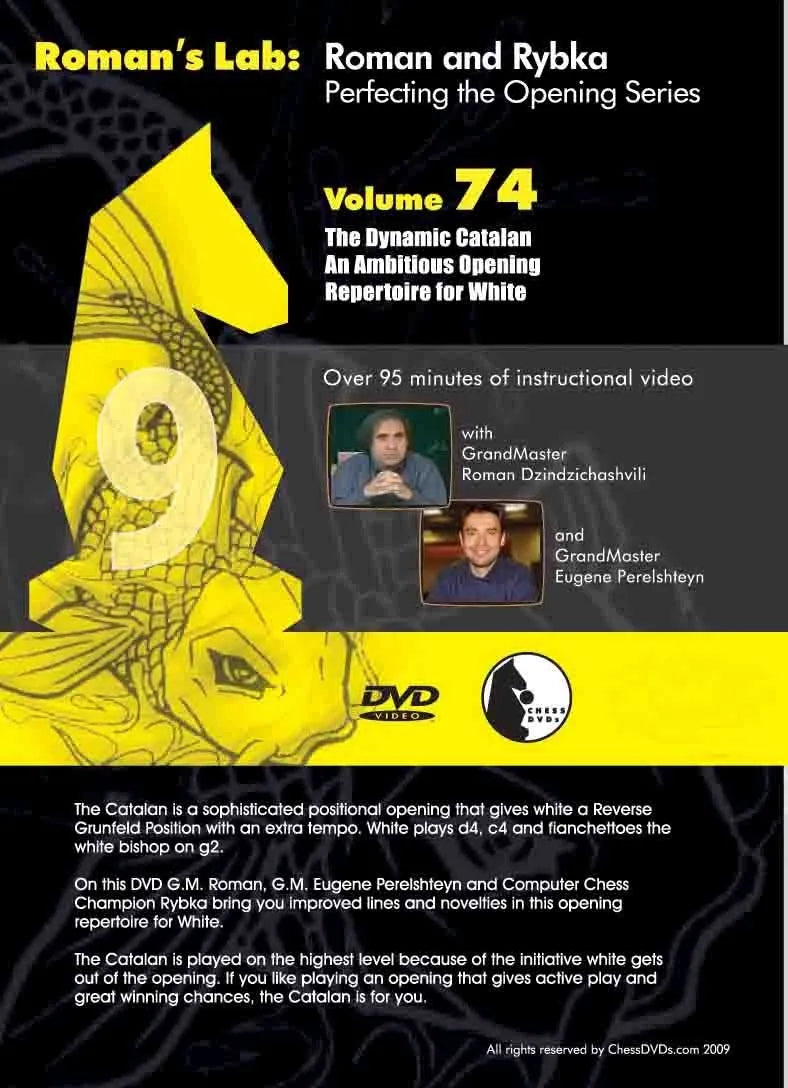 E-DVD ROMAN'S LAB - VOLUME 74 - The Dynamic Catalan – Wholesale Chess
