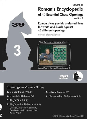 ROMAN'S LAB - VOLUME 39 - Encyclopedia of Chess Openings - PART 3