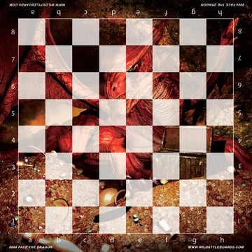 Face the Dragon - Full Color Vinyl Chess Board