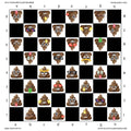 Craptastic - Full Color Vinyl Chess Board