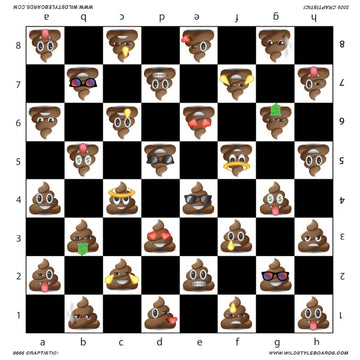 Craptastic - Full Color Vinyl Chess Board