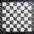 Metal No. 2 - Full Color Vinyl Chess Board