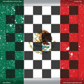 Mexico - Full Color Vinyl Chess Board