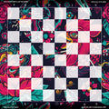 Old Tattoos - Full Color Vinyl Chess Board