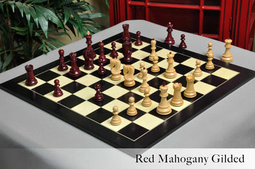 The Zagreb '59 Series Gilded Chess Pieces - 3.875