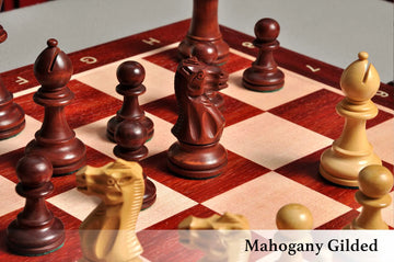 The Grandmaster Series Gilded Chess Pieces - 4.0