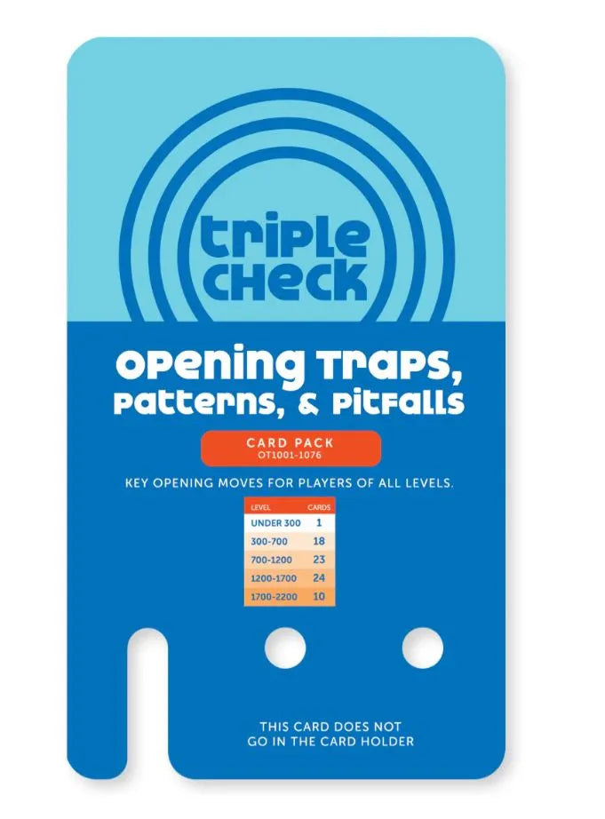 Triple Check Opening Traps, Patterns, & Pitfalls Deck (Cards Only ...