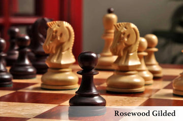 The Dubrovnik Series Gilded Chess Pieces - 3.75