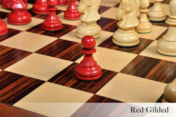 The Dubrovnik Series Gilded Chess Pieces - 3.75