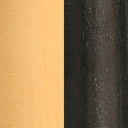 Ebonized Boxwood and Natural Boxwood