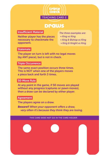 Triple Check Defense & Draws Deck (Cards Only)