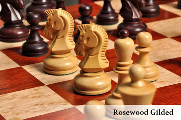 The Dubrovnik Series Gilded Chess Pieces - 3.75