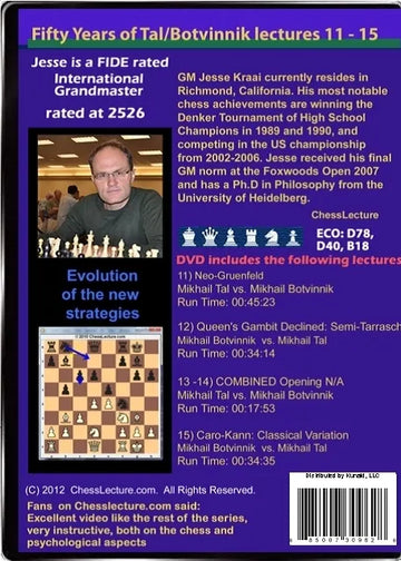 50 Years of Tal-Botvinnik Disk 3 back