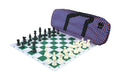 Deluxe Chess Set Combination and Single Weighted Regulation Pieces | Thin Mousepad Chess Board | Deluxe Bag
