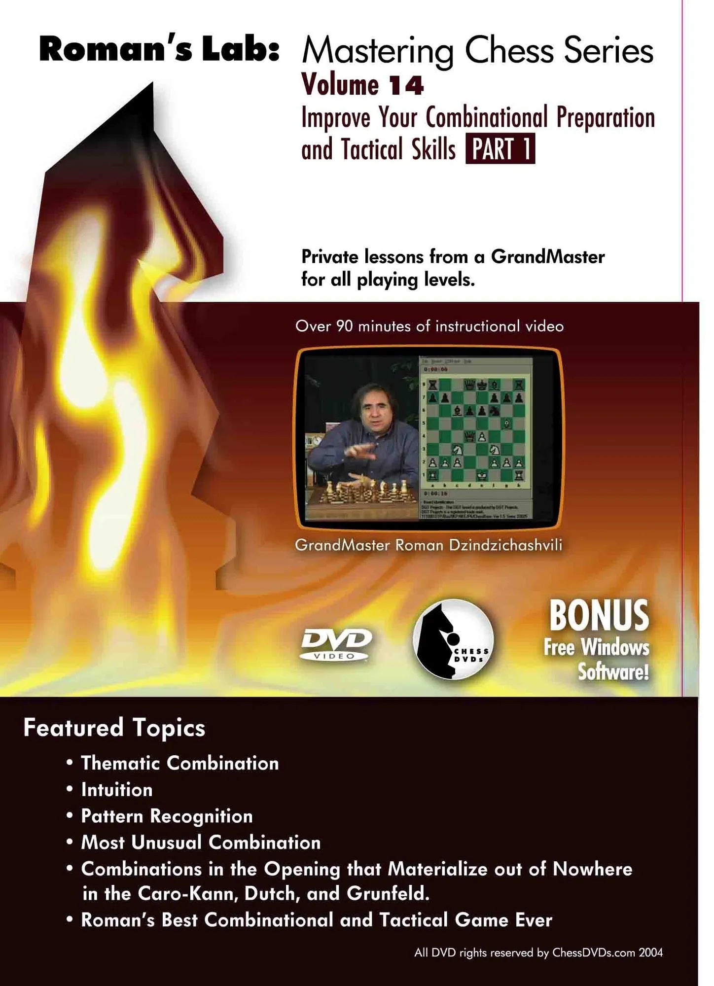 E-DVD ROMAN'S LAB - VOL 14 - Improve your Skills - PART 1 – Wholesale Chess