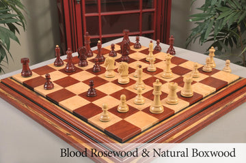 Blood Rosewood and Natural Boxwood