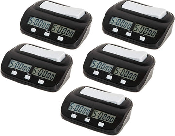 Basic Digital Chess Clock - BLACK - 5 Pack