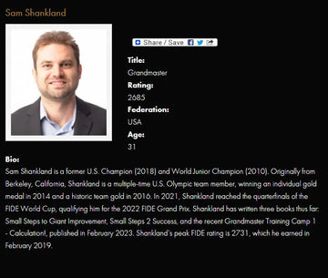 The 2023 Champions Showdown Chess 9LX Official Series Chess Pieces - DGT-Enabled