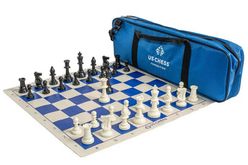 US Chess Supreme Tournament Chess Set Combination- SINGLE WEIGHTED