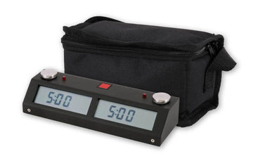 Chronos Digital Game Clock - TOUCH - Black with Carrying Bag