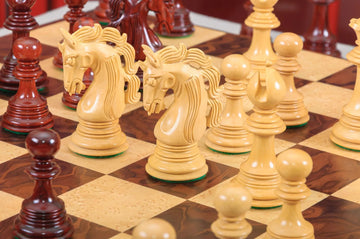 CLEARANCE - The Turin Series Artisan Chess Pieces - 4.4