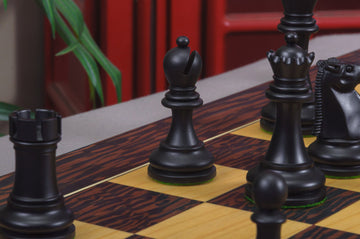 The Reykjavik II Series Bone Chess Pieces - 3.75
