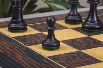 The Reykjavik II Series Bone Chess Pieces - 3.75