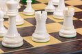 The Reykjavik II Series Bone Chess Pieces - 3.75