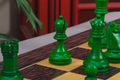 The Reykjavik II Series Bone Chess Pieces - 3.75