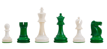 The Reykjavik II Series Bone Chess Pieces - 3.75" King