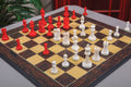 The Reykjavik II Series Bone Chess Pieces - 3.75