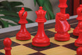 The Reykjavik II Series Bone Chess Pieces - 3.75