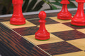 The Reykjavik II Series Bone Chess Pieces - 3.75