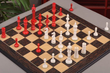 The Worthington Luxury Bone Chess Pieces - 4.0