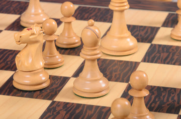 CLEARANCE - The Fischer Spassky 1972 Series Commemorative Chess Pieces - 3.75