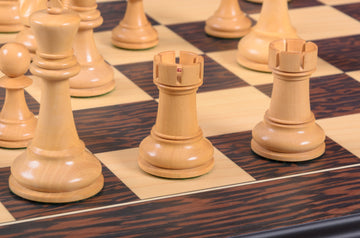 CLEARANCE - The Fischer Spassky 1972 Series Commemorative Chess Pieces - 3.75