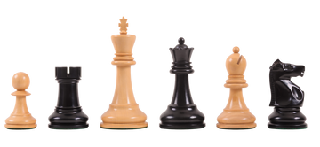 CLEARANCE - The Fischer Spassky 1972 Series Commemorative Chess Pieces - 3.75" King