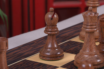 CLEARANCE - The Fischer Spassky 1972 Series Commemorative Chess Pieces - 3.75