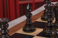 The Savano Series Artisan Wood Chess Pieces - 4.4