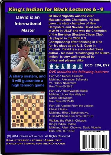 King's Indian for Black Lectures 6-9 - Chess Lecture - Volume 83