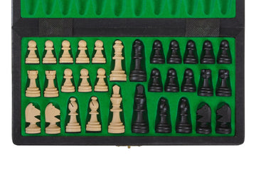 The Black Magnetic Chess Set